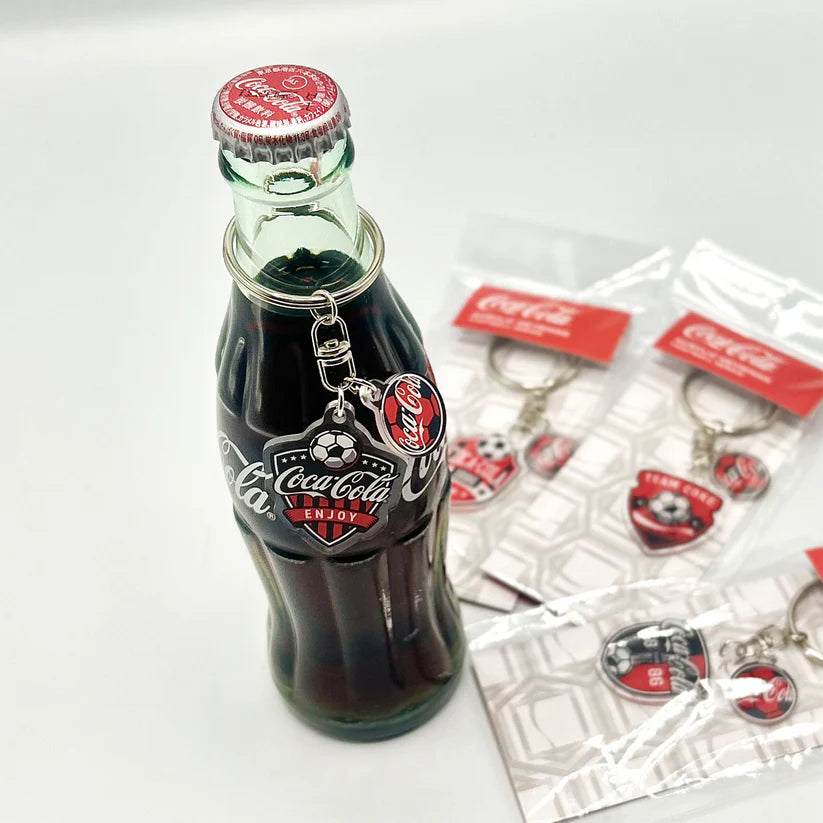 「コカ・コーラ」アクリルキーリング フットボールシリーズ 全4種(サッカー)