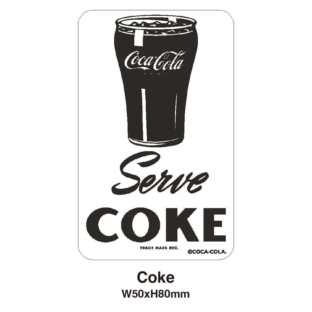 「コカ･コーラ」ステッカー　全19種