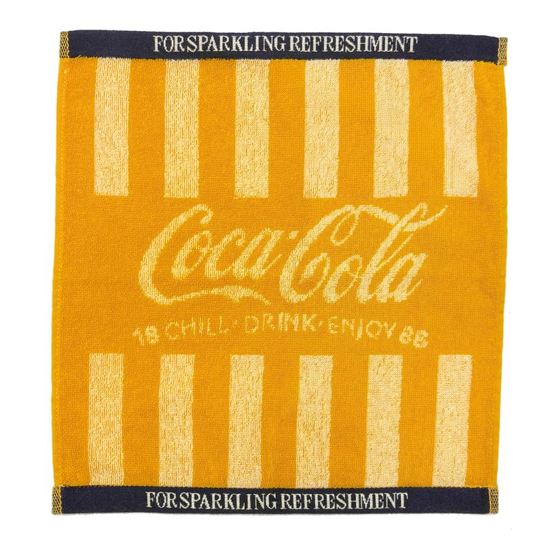 「コカ･コーラ」ジャガード ウォッシュタオル ストライプ 全３種