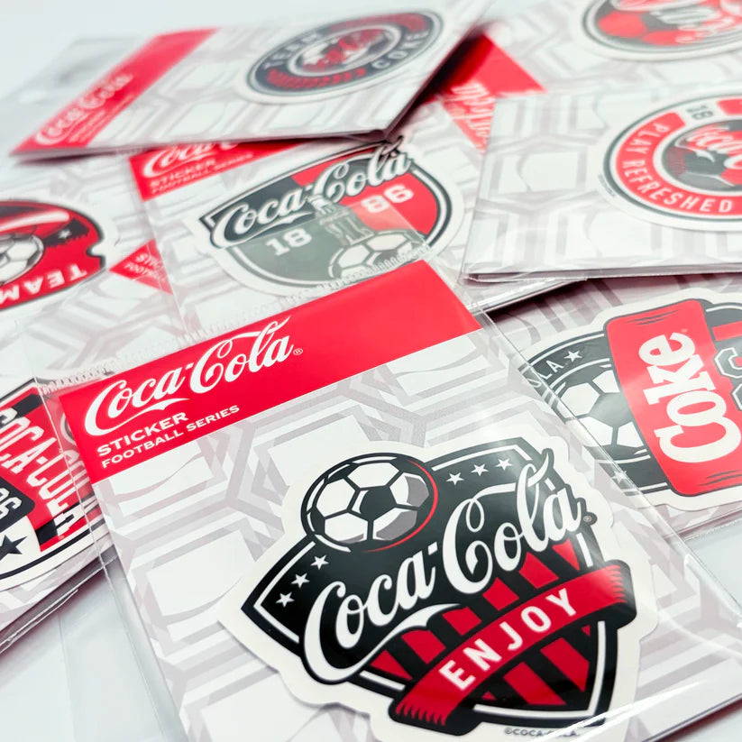 「コカ･コーラ」サッカー ステッカー　フットボールシリーズ　全８種