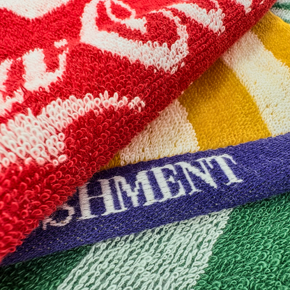 「コカ･コーラ」ジャガード ウォッシュタオル ストライプ 全３種