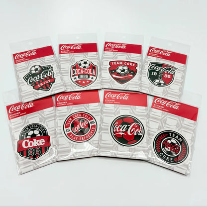 「コカ･コーラ」サッカー ステッカー　フットボールシリーズ　全８種