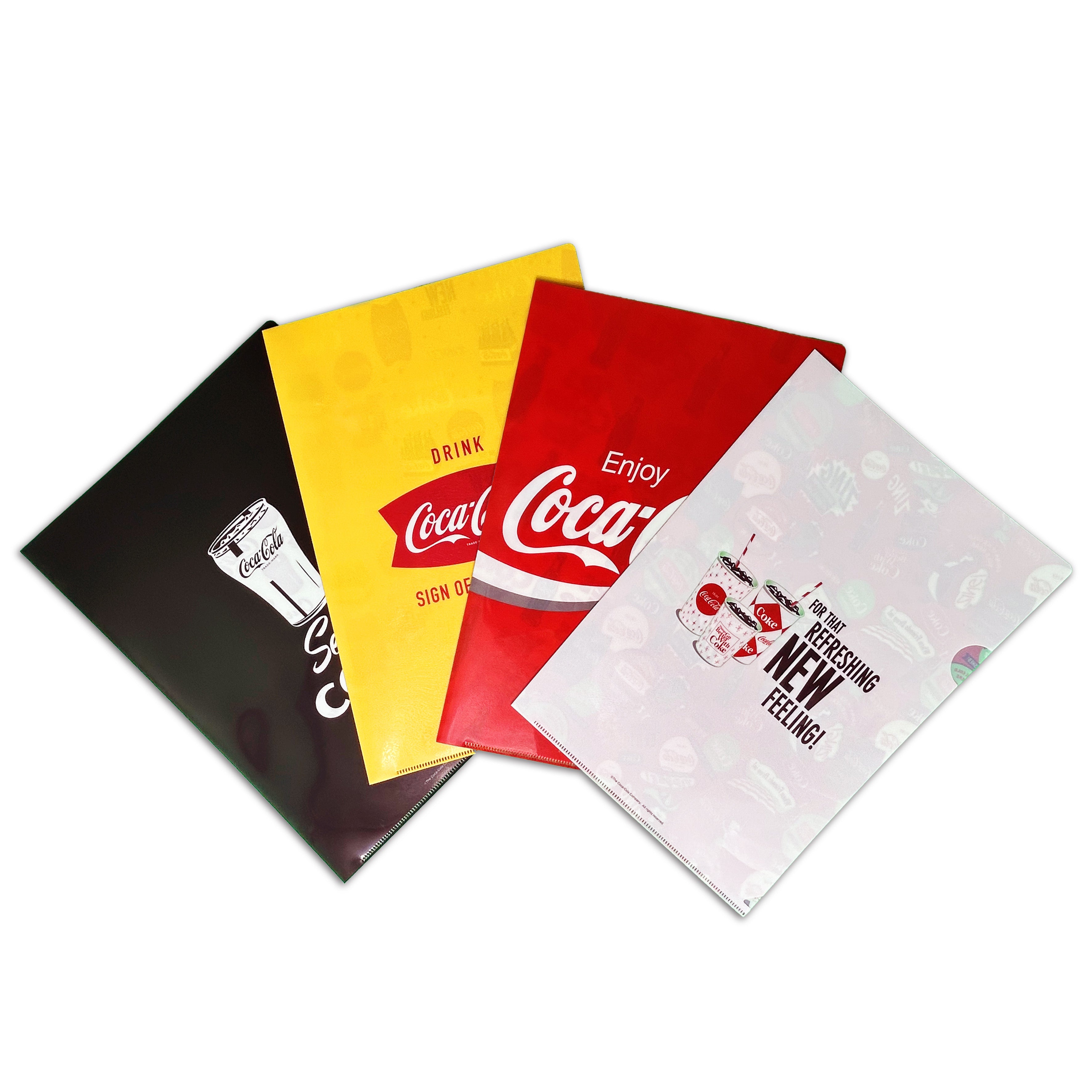 コカ・コーラ」A4クリアファイル 全4種 – CCLcollection