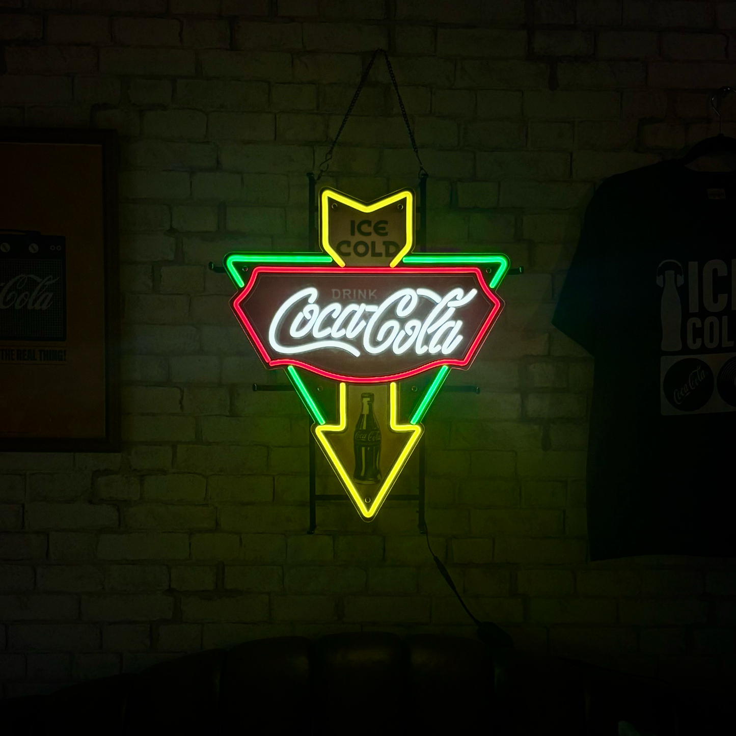 PJ-NEO04「コカ･コーラ」ネオLEDサイン（Arrow）