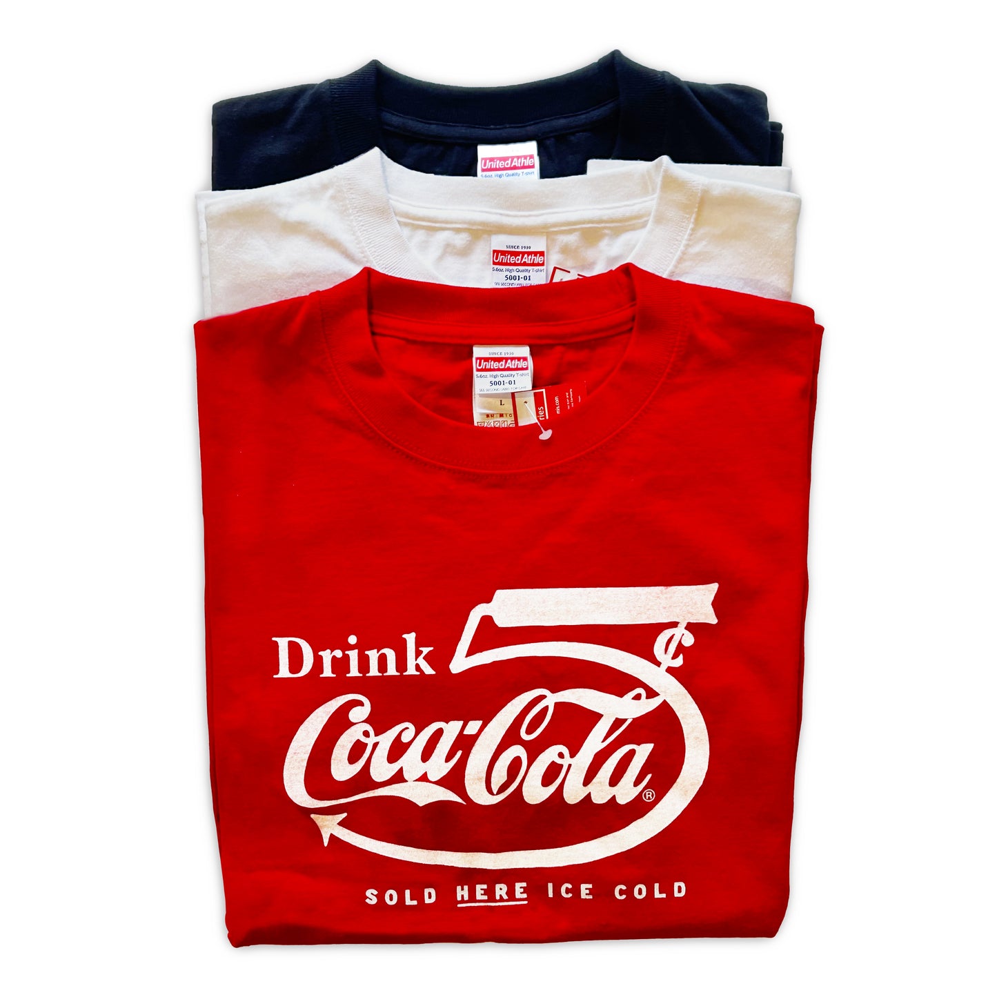 「コカ･コーラ」Tシャツ （Drink)　全3種
