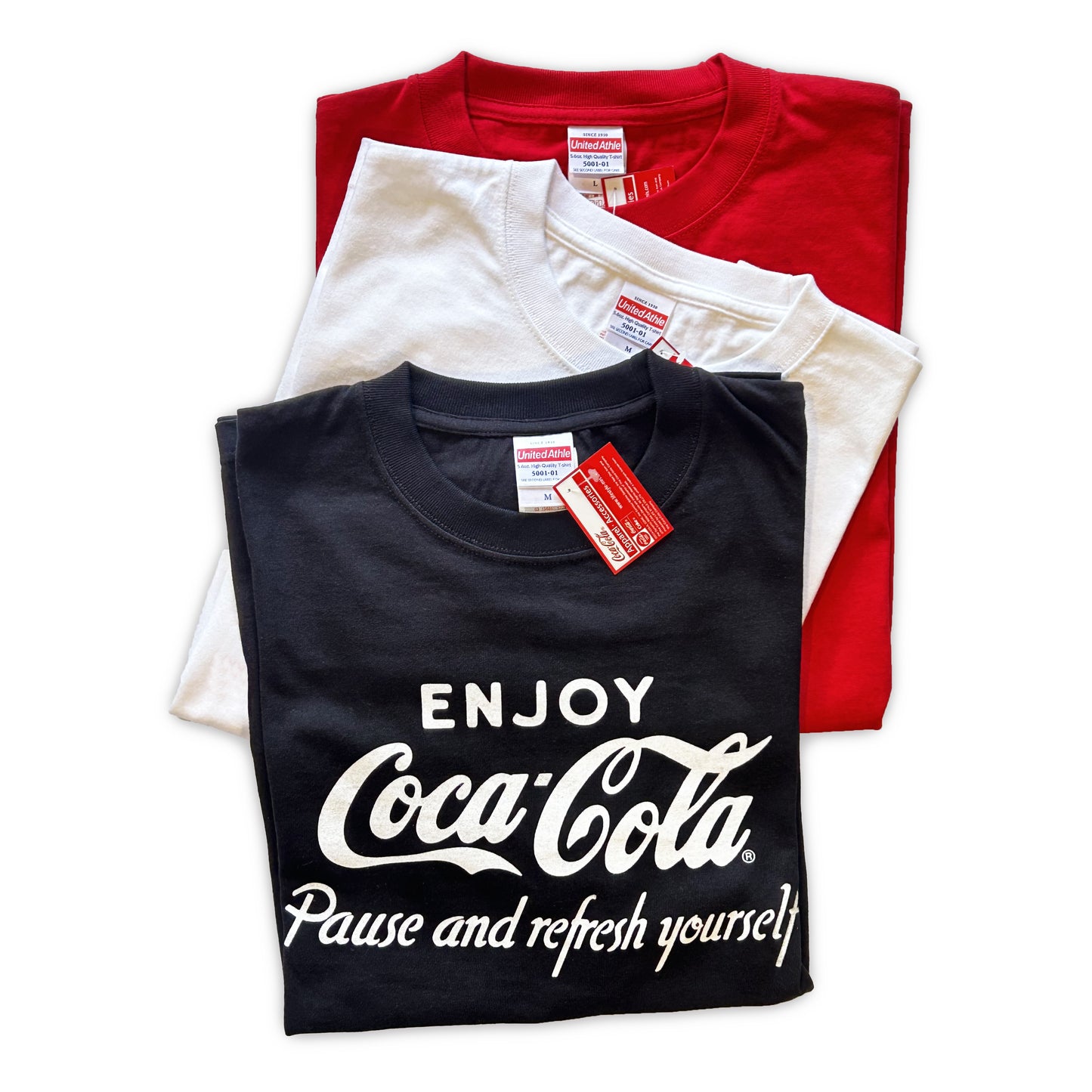 「コカ･コーラ」Tシャツ （Enjoy）　全3種