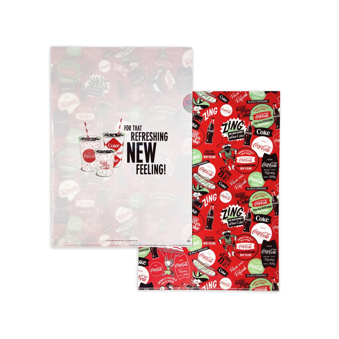 「コカ･コーラ」A4クリアファイル　全4種