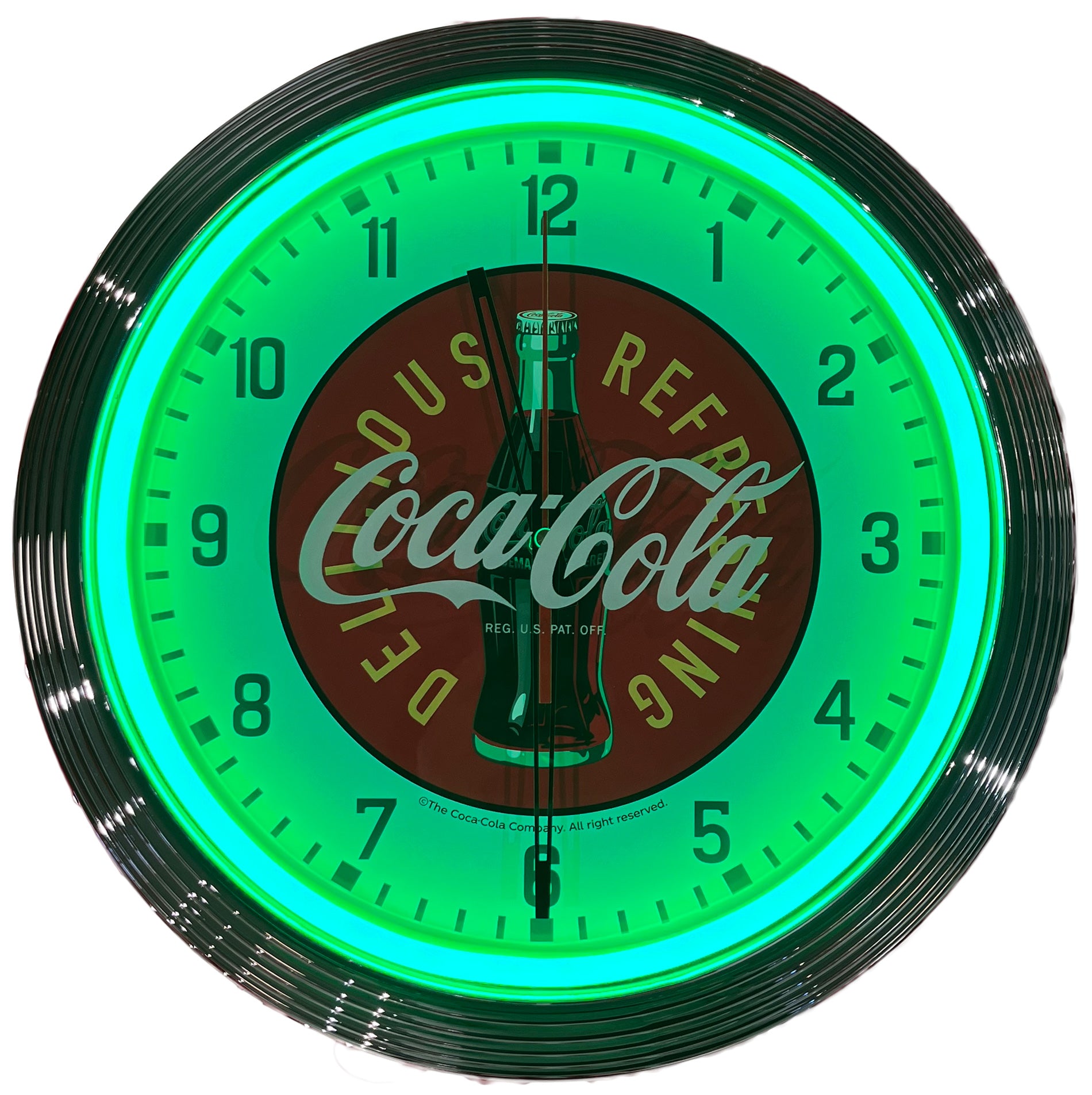 コカ・コーラ」ネオネオンクロック（Red/Green) – CCLcollection