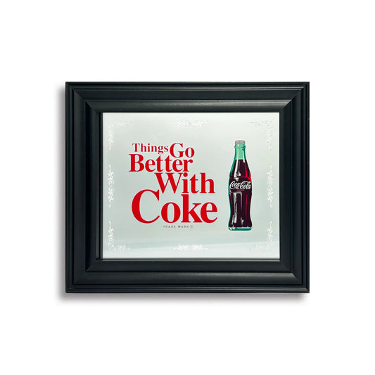 「コカ･コーラ」ヴィンテージミラーサイン（Things Go Better）