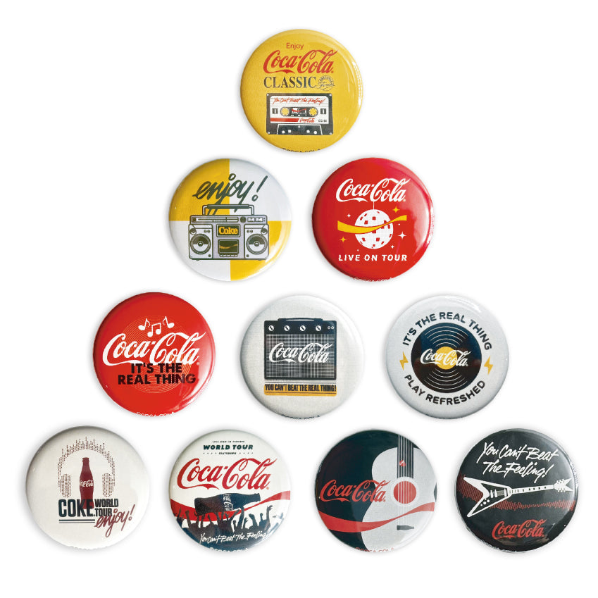 コカ・コーラ」缶バッジ（MUSIC series） 全10種 – CCLcollection